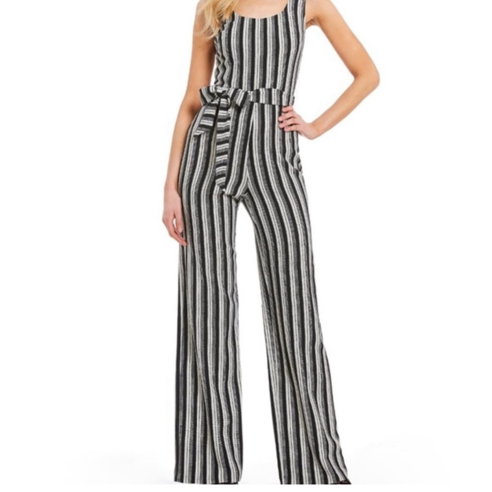 KARL LAGERFELD Paris Striped Jumpsuit